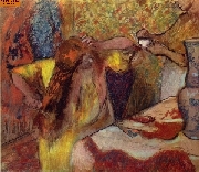 Frau bei der Toilette nach Degas